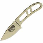 ESEE Candiru Series, Messer aus 1095HC in der Farbe Tan, Kydexscheide + Clip