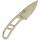 ESEE Candiru Series, Messer aus 1095HC in der Farbe Tan, Kydexscheide + Clip