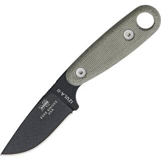 ESEE Izula II, Messer aus 1095HC, schwarze Klinge, grüner...