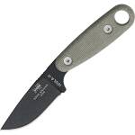 ESEE Izula II, Messer aus 1095HC, schwarze Klinge,...