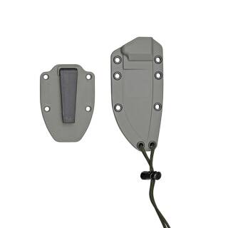 ESEE Model 3 mit 1095HC Klinge & part. Sgezahnung, Micartagriff grn