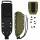 ESEE Model 4 Messer mit 1095HC Klinge, tan farbener Micartagriff, Scheide + Clip