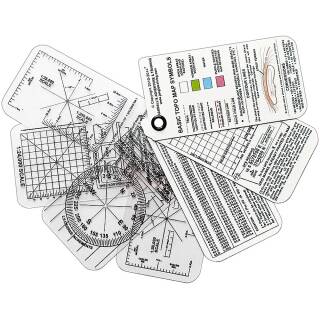 ESEE Compass Cards, Kompass-Karten fr Position und...