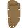 ESEE Model 3 PVC-Messerscheide in coyote braun, ohne Stiefelclip