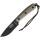ESEE Model 4, Messer mit 1095HC Klinge, grauen Micarta-Griff + Lederscheide
