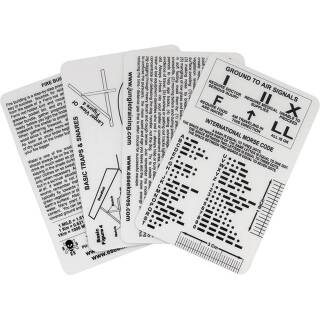 ESEE Izula Gear Survival Card - Infokarten für die Outdoor Ausrüstung