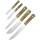 Old Hickory 5-teiliges Küchenmesser Set mit 1095 HC-Stahlklinge
