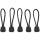 Exotac Tinderzip Zipper Pull Zunder mit Firecord in schwarz, ET9000BLK