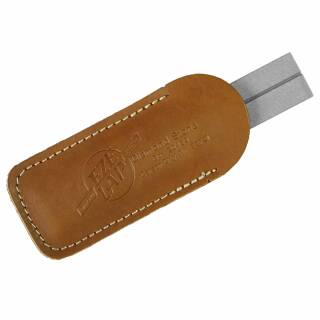 Eze-Lap 36F Diamantschrfer 600er Krnung mit Rille fr Angelhaken, Ledertasche