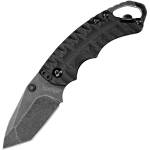 Kershaw Shuffle II, hochwertige 6,6 cm Tanto Klinge aus 8Cr13MoV Edelstahl