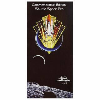 Fisher Space Pen CH4-CES Commemorative Edition Shuttle Space Pen & Gedenkmünze