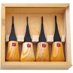 Flexcut Micro-Palm Carving Tools Schnitzmesser-Set mit Carbonstahl-Klingen