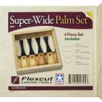 Flexcut Super-Wide Palm Set - 4 Schnitzmesser zur Holzbearbeitung im Set