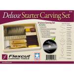 Flexcut Deluxe Starter Carving Set, 21-teiliges...