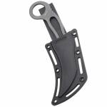 Schrade Boneyard CLR Fixed Blade mit FullTang-Klinge und schwarzer PVC-Scheide