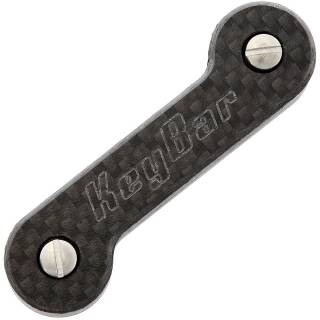 KeyBar Titanium - Schlüsselhalter mit Carbon-Fiber- und Titanium-Griff