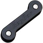 KeyBar Schlüsselorganizer aus schwarzem Aluminium, bis zu 12 Schlüssel