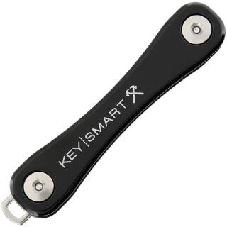 KeySmart Rugged Schlüssel-Organizer in schwarz mit praktischem Taschenclip