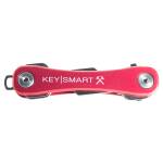 KeySmart Rugged Schlüssel-Organizer in rot mit praktischem Taschenclip