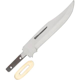 Knifemaking 15 cm Messerklinge aus Edelstahl, 4,2 mm Dick plus Fingerschutz