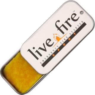 Live Fire Sport Single kompakter wasserfester Emergency Fire Starter