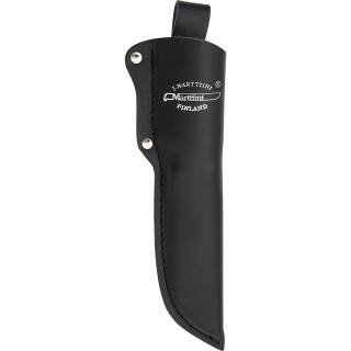 Marttiini Hunter Jagdmesser mit rostfreier Klinge, Kratongriff, Lederscheide