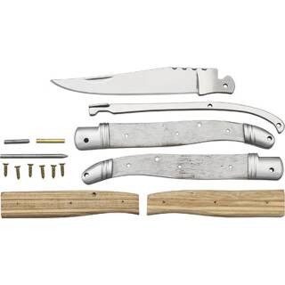Knifemaking Kit Bausatz für ein Taschenmesser mit rostfreier Klinge, 11,7 cm