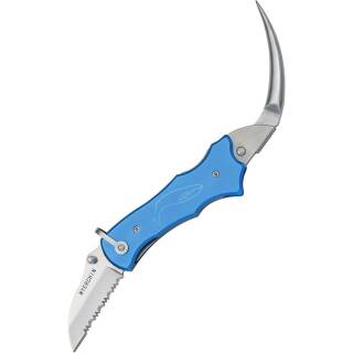 Myerchin Sailors Tool - Klappmesser 12,70 cm mit Clip und Zange, blau
