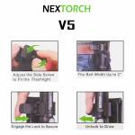 Nextorch V5 Tactical Flashlight Holster Taschenlampenhalter mit Gürtelclip