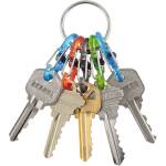 Nite Ize KeyRing Locker Edelstahlring mit 5 farbigen...