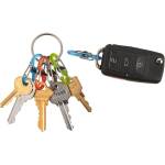 Nite Ize KeyRing Locker Edelstahlring mit 5 farbigen S-Biner Karabiner