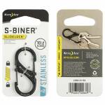 Nite Ize S-Biner SlideLock, Edelstahl, #2, schwarz,...