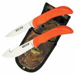 Outdoor Edge Wild-Pair Jagdmesser-Set aus rostfreiem 420J2 Stahl mit Scheide