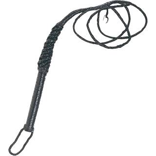 Pakistan Authentic Bull Whip Peitsche Lederpeitsche, 240 cm mit Handschlaufe