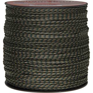 Atwood Rope MFG - Micro Cord Hightech-Schnur in woodland, 1,18 mm, 304,8 Meter
