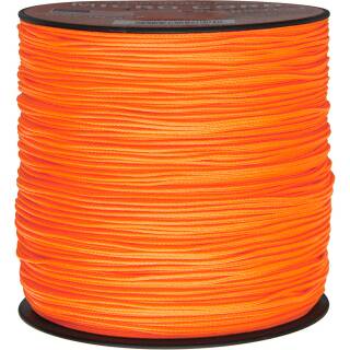 Atwood Rope MFG - Micro Cord Hightech-Schnur in neonorange, 1,18 mm, 304,8 Meter