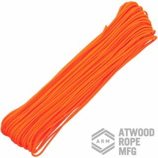 Atwood Rope MFG - Tactical Paracord-Schnur in orange, 4-Kern, 2,4 mm, 30,5 m