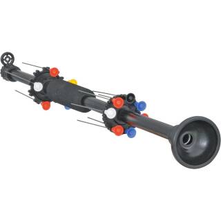 Predator Blowgun Blasrohr aus Aluminium mit 46 cm Lnge und 12 Zielpfeilen