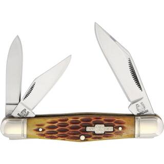 Rough Ryder Whittler Taschenmesser mit 3 Klingen aus Edelstahl