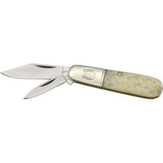 Rough Ryder Barlow Taschenmesser mit 2 rostfreien Klingen und Knochengriff