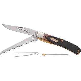 Schrade Old Timer Buzzsaw Trapper Messer mit rostfreien Werkzeugen und Scheide