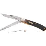 Schrade Old Timer Buzzsaw Trapper Messer mit rostfreien Werkzeugen und Scheide