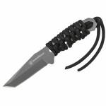 Smith & Wesson Neckknife, Halsmesser mit Tanto Klinge, Nylonscheide, Kugelkette