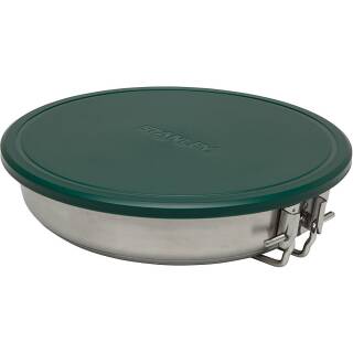 Stanley Outdoor Pfannen-Set mit Edelstahlpfanne, Teller und Besteck