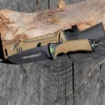 StatGear Rettungsmesser mit Gurtschneider Feuerstarter...