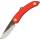 Svörd Mini Peasant Taschenmesser mit 6,6 cm High Carbonstahl mit rotem Griff