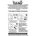 Tick Key Tick Removal Device sicherer Zeckenentferner für Mensch und Tier