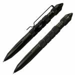 UZI Tactical Pen aus rostfreiem Aluminium mit Glasbrecher und Kugelschreiber, BK