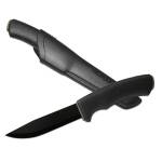 Morakniv Messer Bushcraft Black, schwarz beschichtete Carbonstahl-Klinge