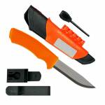 Morakniv Bushcraft Survival orange, mit Feuerstarter und...